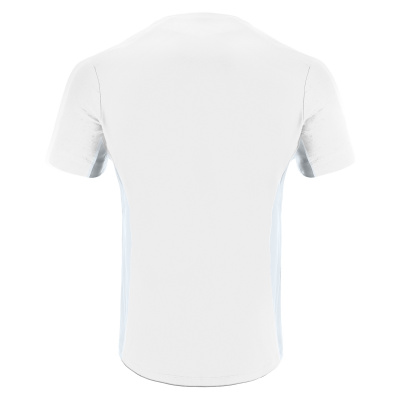Футболка спортивная х/б MACRON NEVEL T-SHIRT WHITE/SILVER