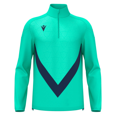 Толстовка тренировочная MACRON ANDUIN TRAINING 1/4 ZIP TOP TURQUOISE/NAVY