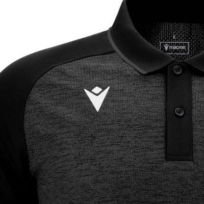 Поло парадное MACRON AULOS POLO BLACK/DARK ANTHRACITE