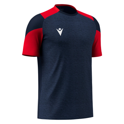 Футболка спортивная MACRON GOLEM SHIRT NAVY/RED