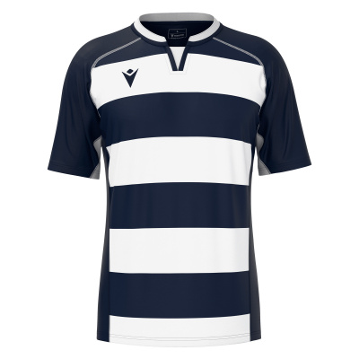 Регбийка игровая MACRON ALABASTER SHIRT NAVY/WHITE