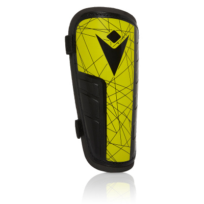 Щитки футбольные MACRON LISTER XH SHINGUARDS NEON YELLOW/BLACK