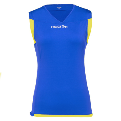 Майка спортивная MACRON MERCURY SLEEVELESS SHIRT ROYAL BLUE/YELLOW
