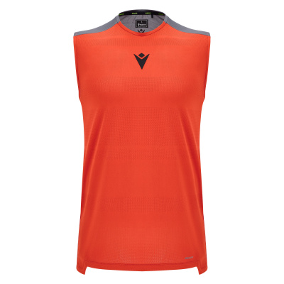 Майка спортивная MACRON YANIS VEST CLAY RED/MEDIUM GREY