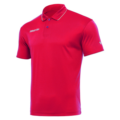 Поло парадное MACRON DRACO POLO RED/WHITE