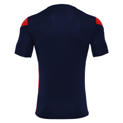 Футболка спортивная MACRON POLIS SHIRT NAVY/RED