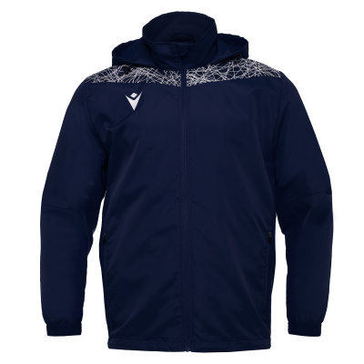 Куртка спортивная MACRON LAHTI MESH LINED SHOWERJACKET NAVY/WHITE