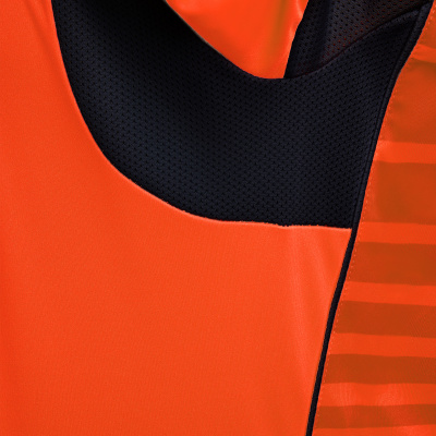 Футболка спортивная MACRON TABIT SHIRT ORANGE/BLACK