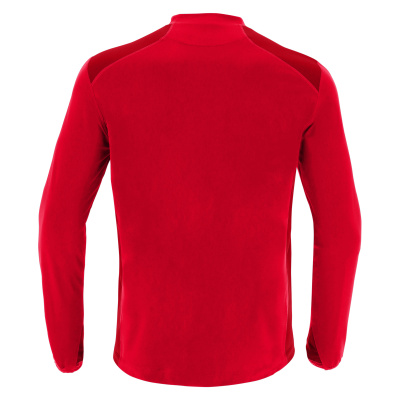 Толстовка спортивная MACRON TOBOL WARM UP ROUNDNECK TOP RED
