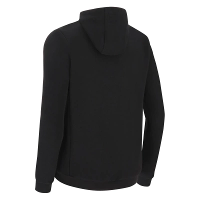 Олимпийка спортивная MACRON THEATER ECO SUSTAINABLE COTTON HOODED SWEATSHIRT BLACK/ANTHRACITE