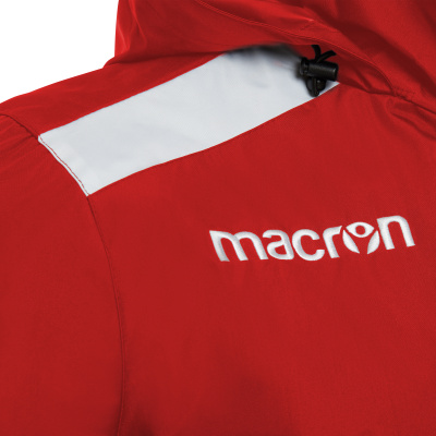 Куртка спортивная MACRON CALGARY MESH LINED WINDBREAKER RED/WHITE