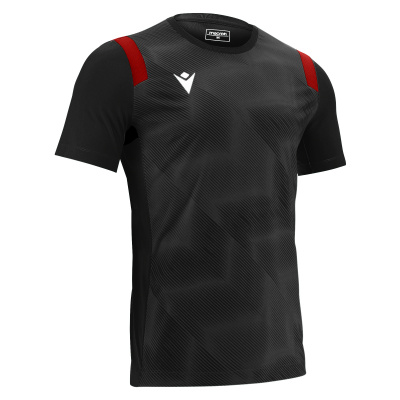 Футболка спортивная MACRON RODDERS SHIRT BLACK/RED