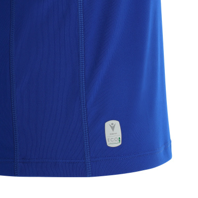 Футболка спортивная женская MACRON WIDIA ECO SHIRT ROYAL BLUE/DARK ROYAL BLUE/WHITE