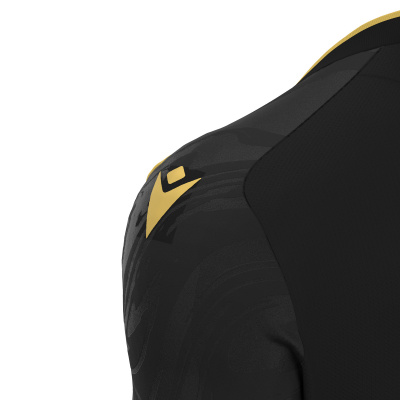 Футболка спортивная MACRON ARCANE ECO SHIRT BLACK/GOLD