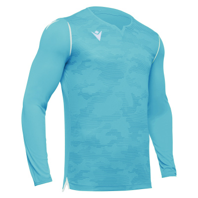 Футболка спортивная вратарская MACRON ARES GK SHIRT COLUMBIA/WHITE