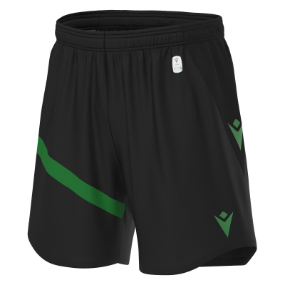 Шорты спортивные MACRON SHEN ECO SHORTS BLACK/GREEN