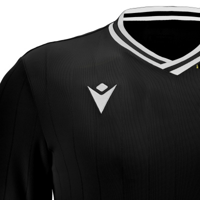 Футболка спортивная MACRON HALLEY SHIRT BLACK/WHITE