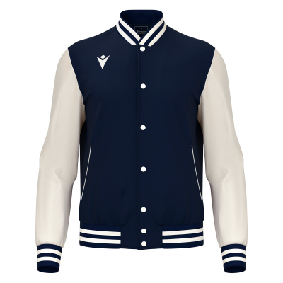 Куртка спортивная MACRON FIDDLE VARSITY COLLEGE JACKET NAVY/OFFWHITE