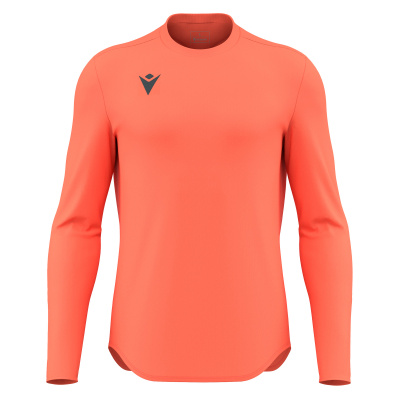 Футболка спортивная MACRON VOID SHIRT LS NEON CORAL