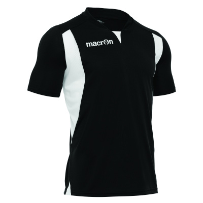 Футболка спортивная MACRON HELIUM SHIRT BLACK/WHITE