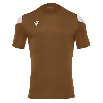 Футболка спортивная MACRON POLIS SHIRT GOLD/WHITE