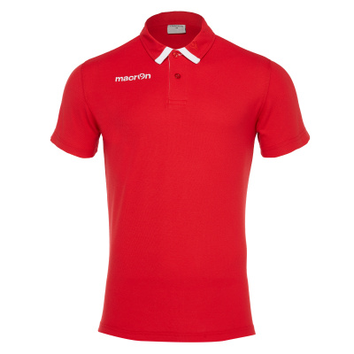 Поло парадное MACRON SWING POLO RED/WHITE
