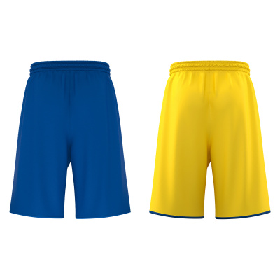 Шорты баскетбольные MACRON X500 SHORTS ROYAL BLUE/YELLOW