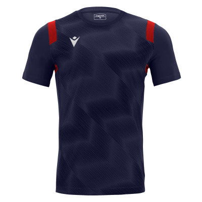 Футболка спортивная MACRON RODDERS SHIRT NAVY/RED