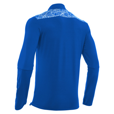 Толстовка тренировочная MACRON TIBER 1/4 ZIP TOP ROYAL BLUE/WHITE