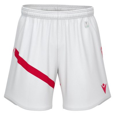 Шорты спортивные MACRON SHEN ECO SHORTS WHITE/RED