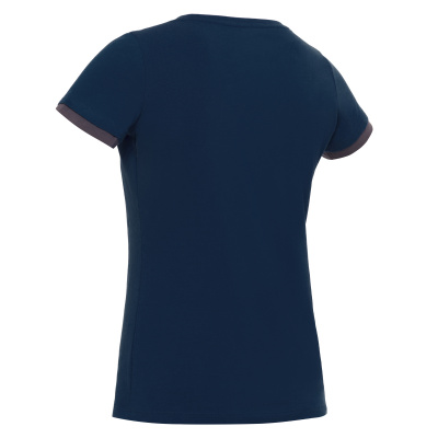 Футболка спортивная женская MACRON VIOLIN T-SHIRT NAVY/WHITE