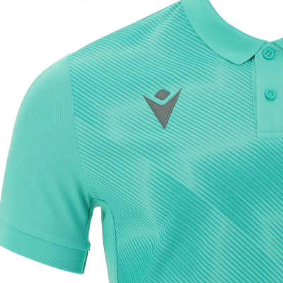 Поло спортивное MACRON THAVIL POLO TURQUOISE/ANTHRACITE