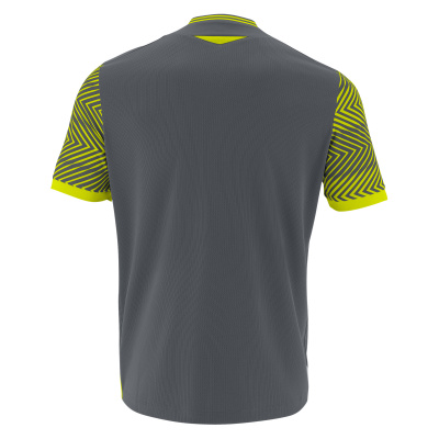 Футболка спортивная MACRON TUREIS ECO SHIRT ANTHRACITE/NEON YELLOW