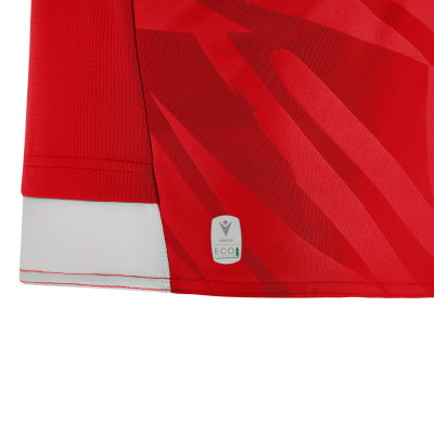 Футболка спортивная MACRON THEMIS ECO SHIRT RED/WHITE