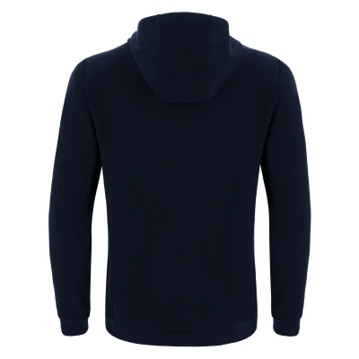 Олимпийка спортивная MACRON THEATER ECO SUSTAINABLE COTTON HOODED SWEATSHIRT BLACK/ANTHRACITE