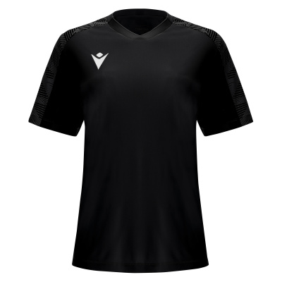 Футболка спортивная женская MACRON BELLATRIX BLACK/DARK GREY