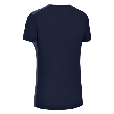 Футболка спортивная женская MACRON ZINC SHIRT NAVY/LIGHT NAVY/WHITE
