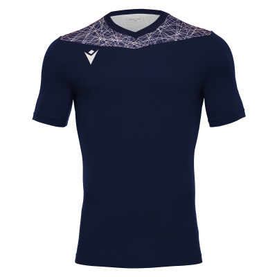 Футболка спортивная MACRON NASH SHIRT NAVY/WHITE