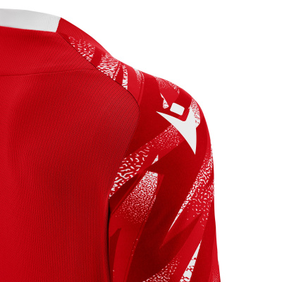 Футболка спортивная MACRON THEMIS ECO SHIRT RED/WHITE