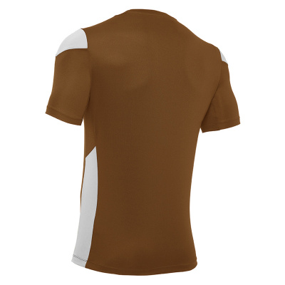 Футболка спортивная MACRON POLIS SHIRT GOLD/WHITE
