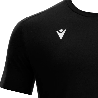 Футболка спортивная х/б MACRON NEVEL T-SHIRT BLACK/ANTHRACITE