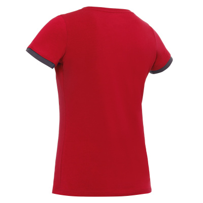 Футболка спортивная женская MACRON VIOLIN T-SHIRT RED/WHITE