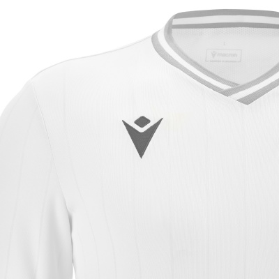 Футболка спортивная MACRON HALLEY SHIRT WHITE/SILVER