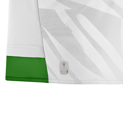 Футболка спортивная MACRON THEMIS ECO SHIRT WHITE/GREEN