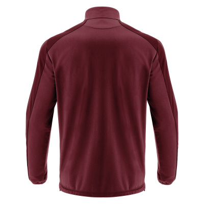Толстовка тренировочная MACRON ARNO TRAINING 1/4 ZIP TOP CARDINAL/DARK CARDINAL