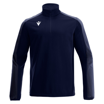Толстовка тренировочная MACRON ARNO TRAINING 1/4 ZIP TOP NAVY/LIGHT NAVY