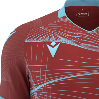 Футболка спортивная MACRON WYVERN ECO SHIRT CARDINAL/COLUMBIA