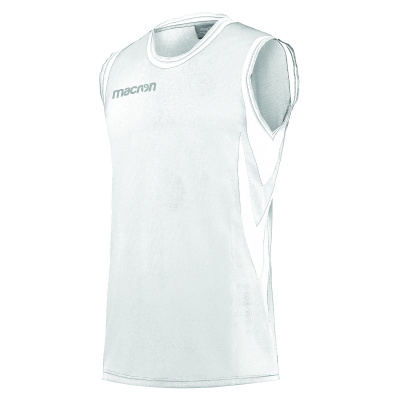 Майка спортивная MACRON ETHANE MAN VEST BICOLOR WHITE