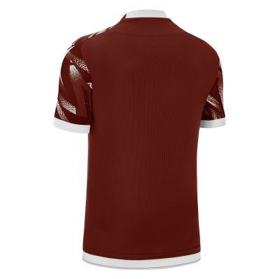 Футболка спортивная MACRON THEMIS ECO SHIRT CARDINAL/WHITE
