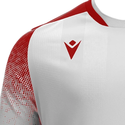 Футболка спортивная MACRON ALIOTH ECO SHIRT WHITE/RED